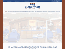 Tablet Screenshot of mcdermottortho.com